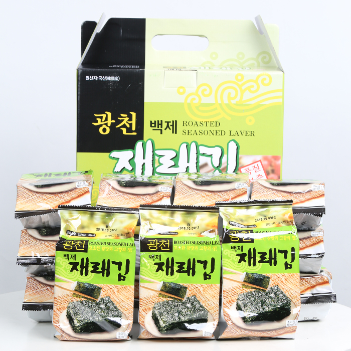 광천백제 재래식탁김 1box(18g-15봉)