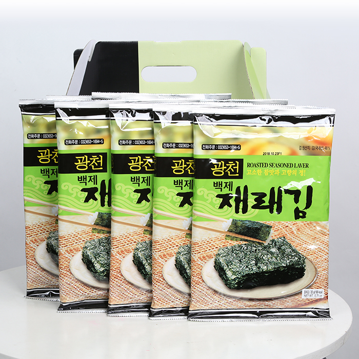 광천백제 재래전장김 1box(5매-10봉)