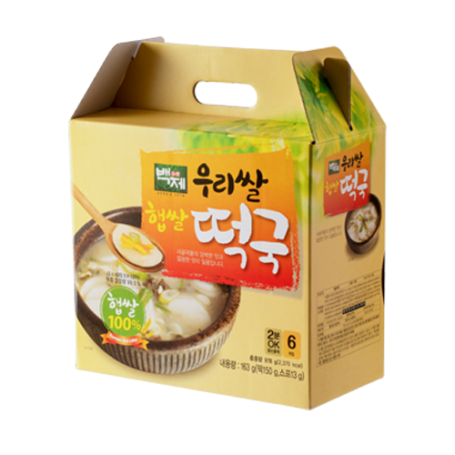 우리쌀즉석떡국 1box(163g-6개입)