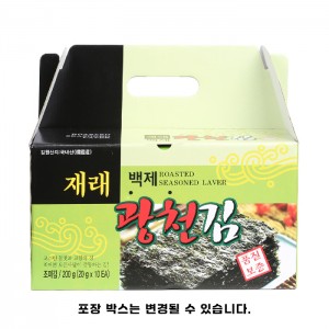 광천백제 재래전장김 1box(5매-10봉)