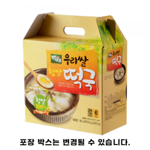 우리쌀즉석떡국 1box(163g-6개입)